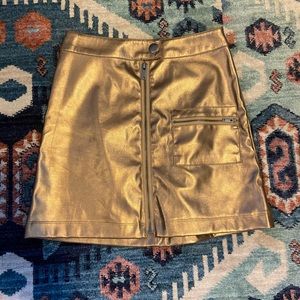 UO Demi Metallic skirt